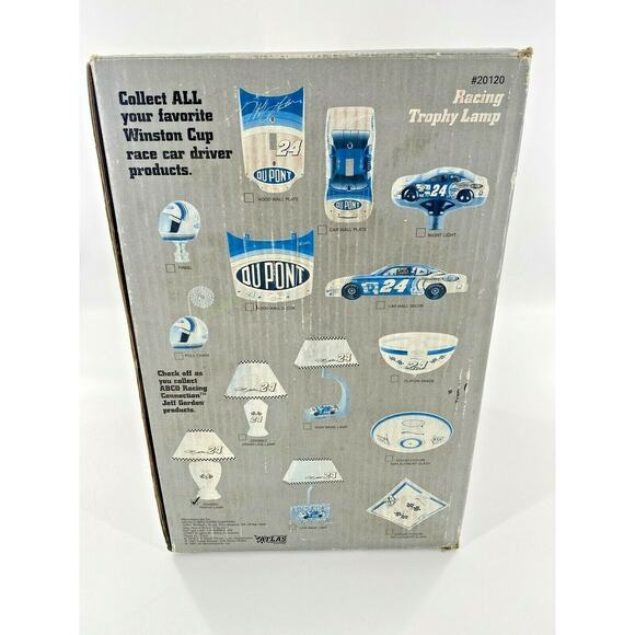 Jeff Gordon Racing #24 World Class Trophy Team Lamp RARE NOS Nascar VINTAGE - Picture 4 of 11